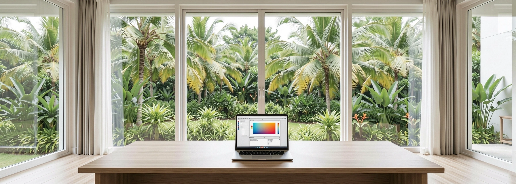 Modern wellness environment