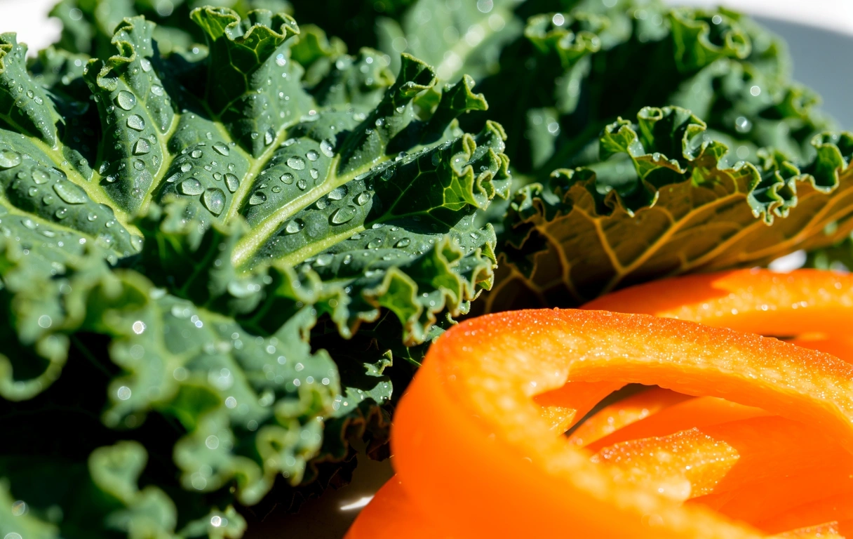 Fresh nutrient-rich vegetables